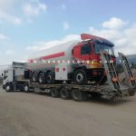 LPG Bobtail Truck RORO Liman Yüklemesi