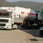 LPG Bobtail Truck RORO Port Loading