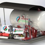 1.5 Tons (3m³) LPG Skid System with Single Nozzle